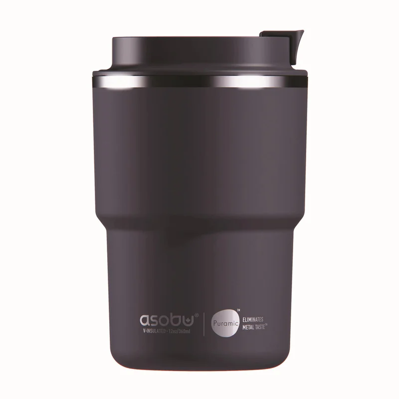 MINI PICK-UP cestovný termohrnček BLACK 350ml Cestovný termohrnček