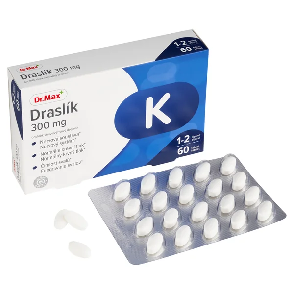 Dr. Max Draslík 300 mg 1×60 tbl, nervy, svaly, krvný tlak