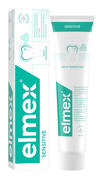 ELMEX SENSITIVE ZUBNÁ PASTA 1×75 ml, pre citlivé zuby