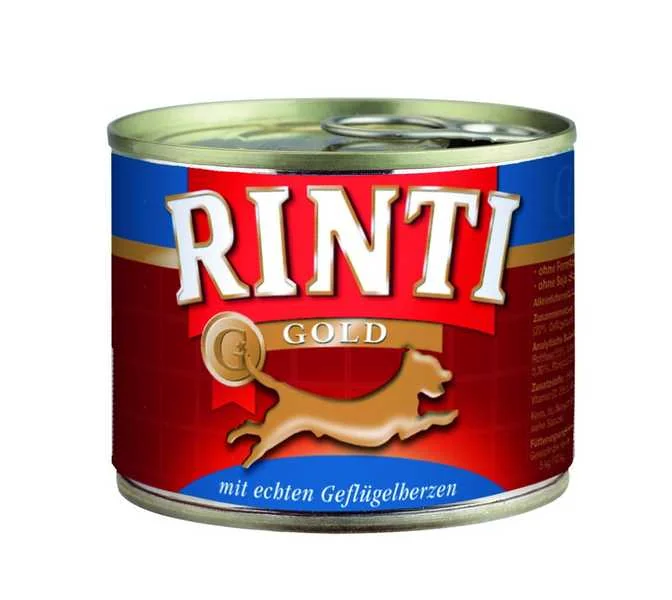 Rinti Konzerva Gold Hydina Srdce 185g 1×185 g