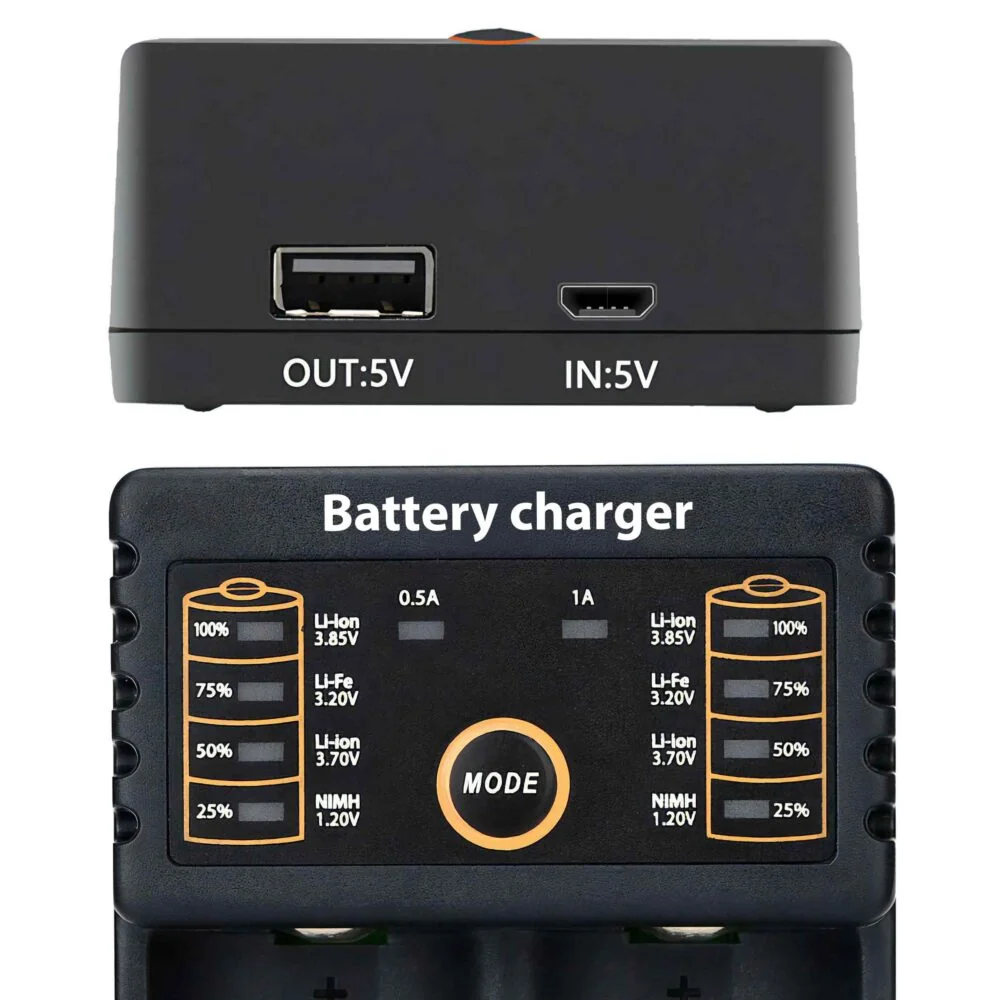 MG Battery Charger nabíjačka batérií Li-ion / A / AA / AAA