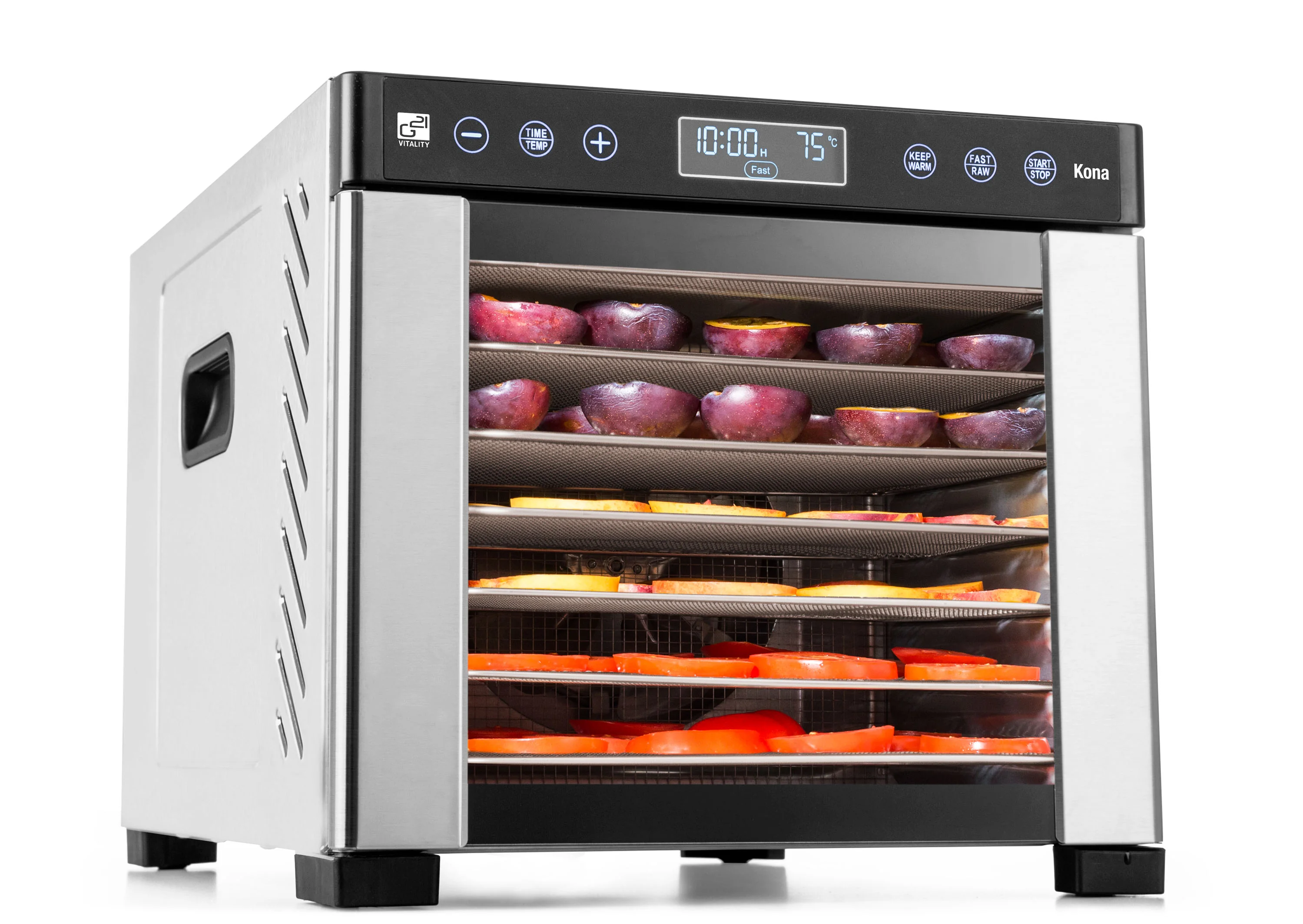 Sušička ovocia G21 Kona, nerez KON-600W
