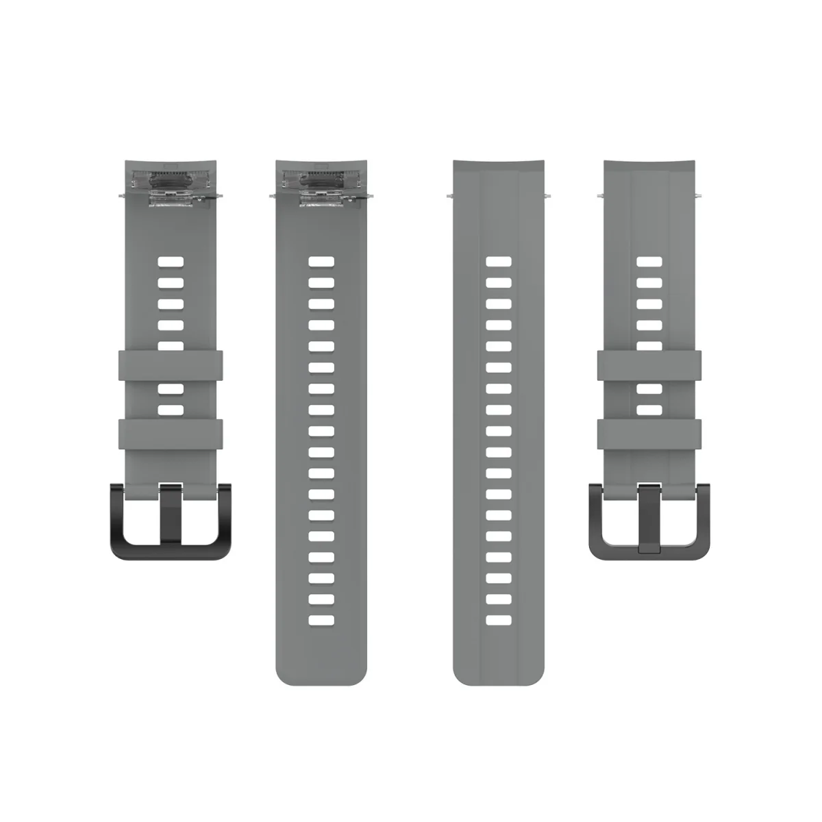 BStrap Silicone remienok na Honor Watch GS Pro dark gray