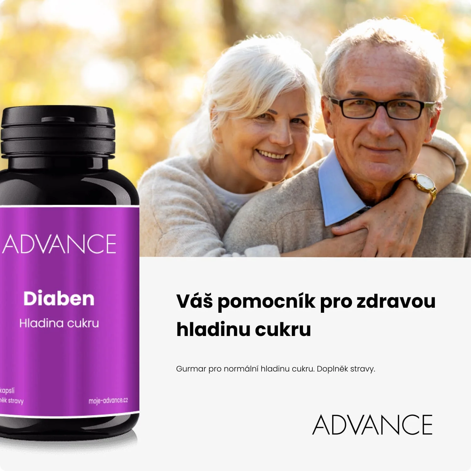 ADVANCE Diaben 60 kapsúl - hladina cukru 1×60 cps, výživový doplnok