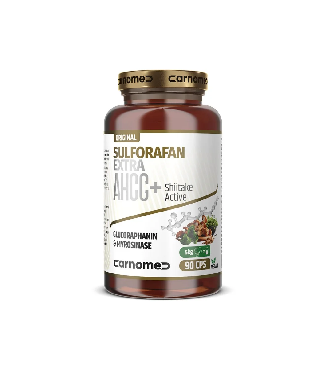 CarnoMed Sulforafan EXTRA AHCC + 1×90 cps, výživový doplnok