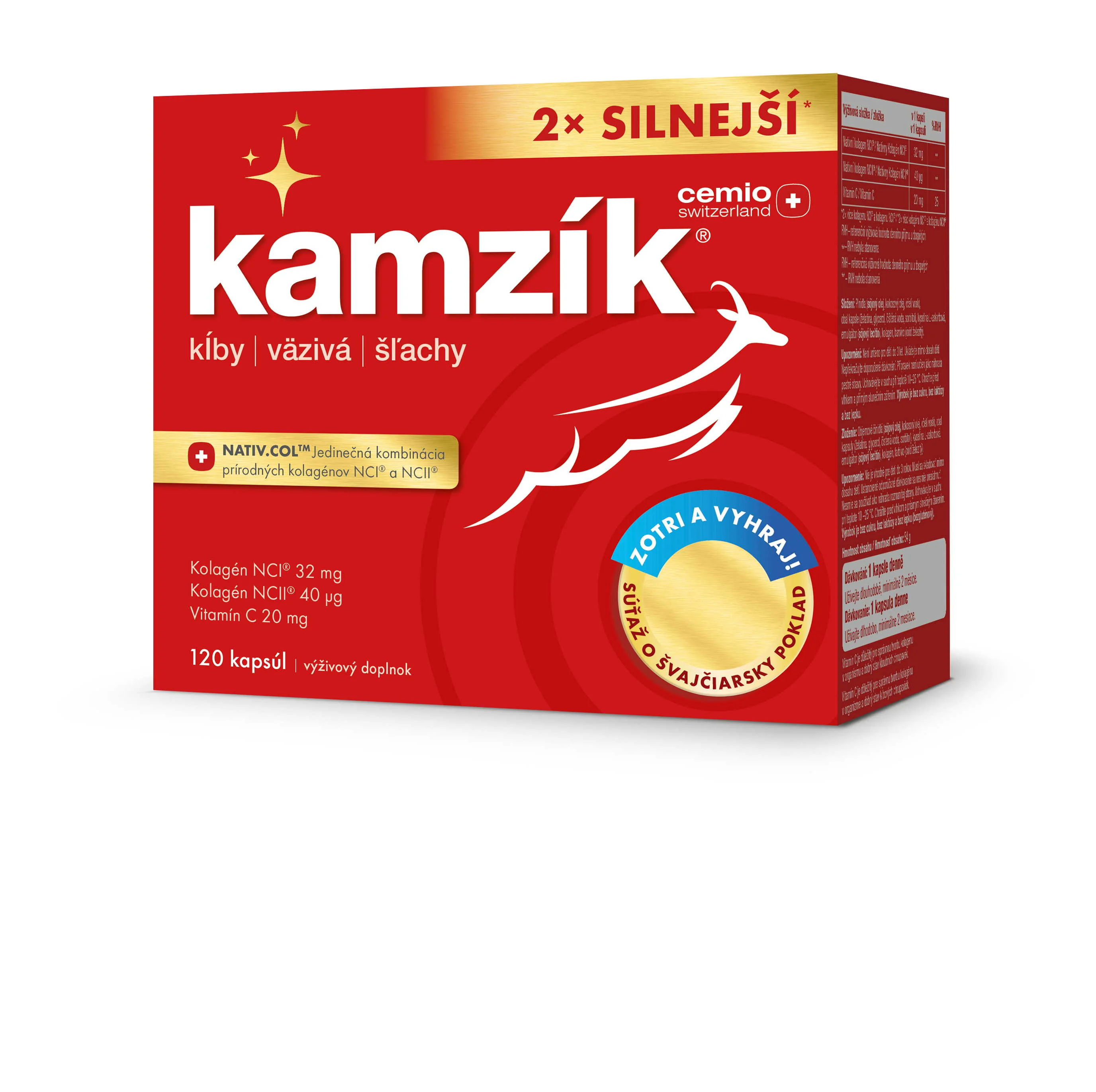Cemio Kamzík v darčekovom balení 120 cps