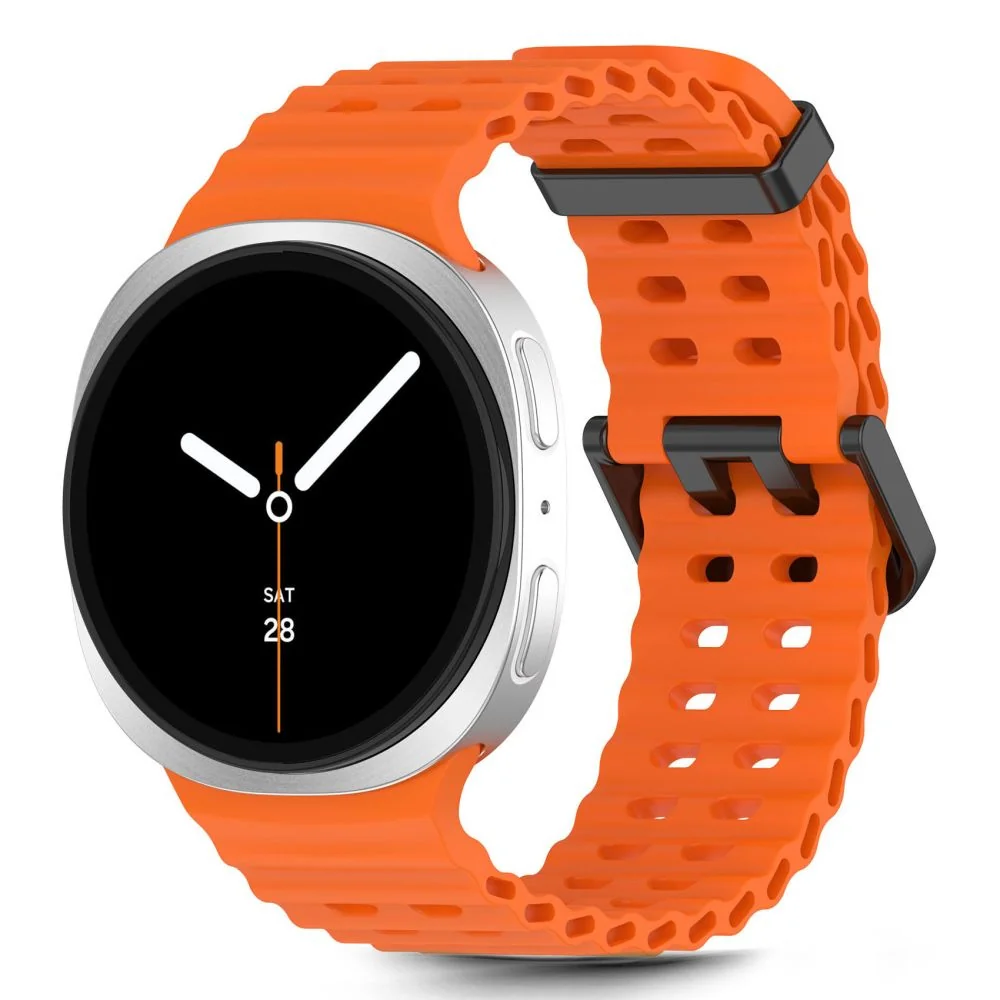 Tech-Protect Iconband Pro remienok na Samsung Galaxy Watch 8 / Classic (40/44/46mm), sunburst orange (40/44/46mm), sunburst orange