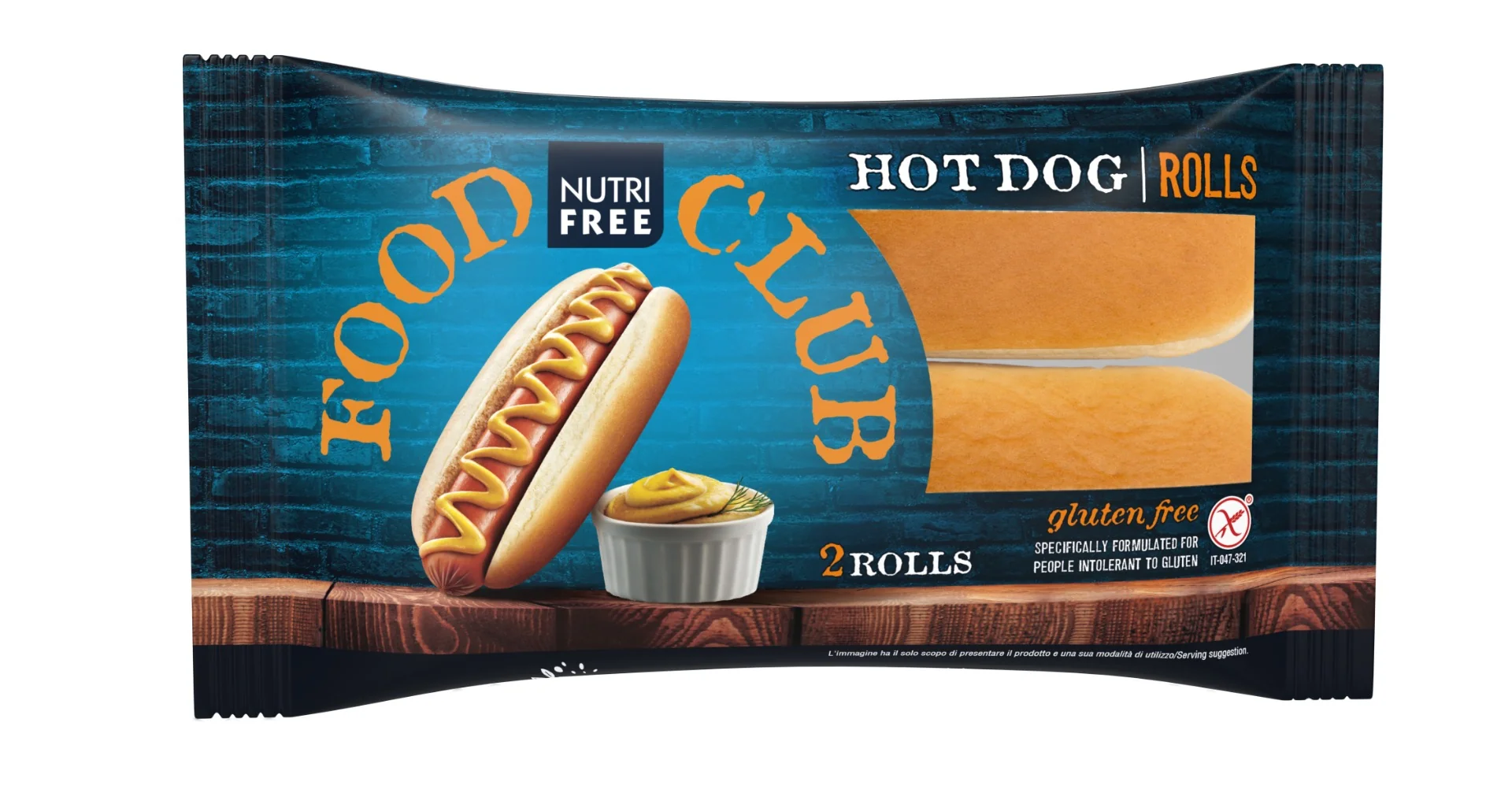 Nutrifree Hot dog rolls 1×65 g, hotdog rolky