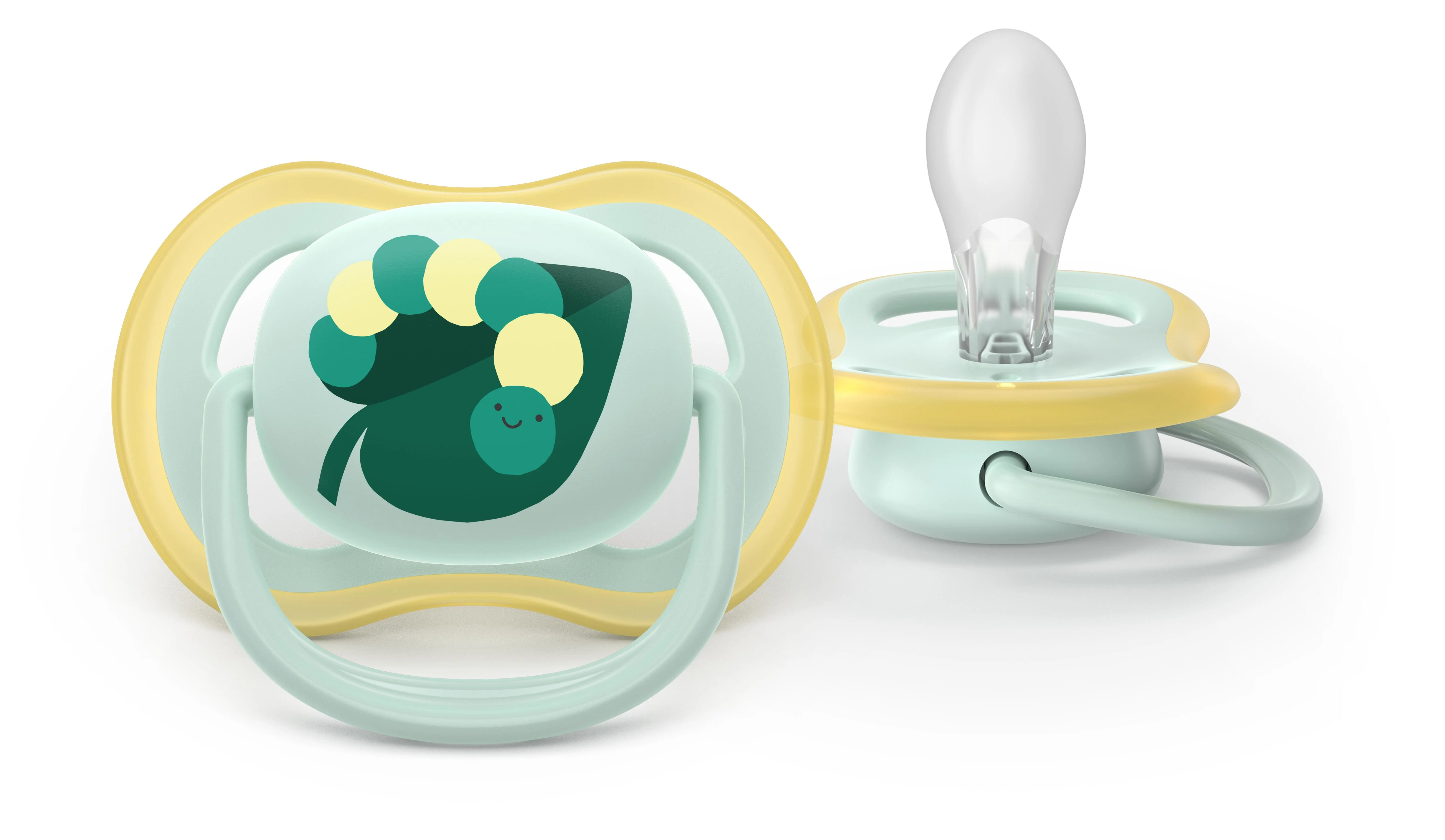 Philips AVENT - Cumlík Ultra air s obrázkom SCF087/02, 0-6 m, chlapec, modrá/zelená 2 ks