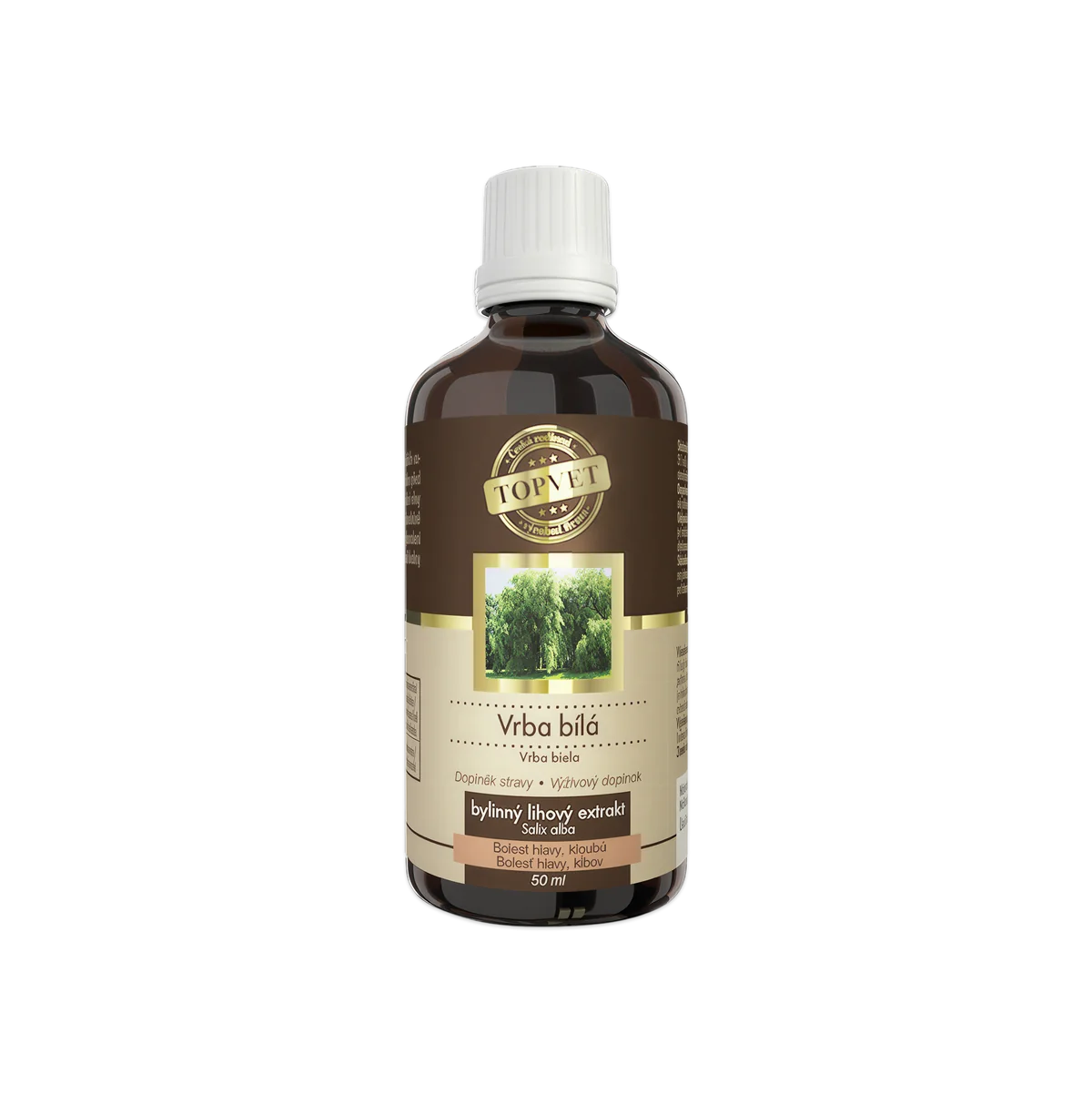 Vŕba biela tinktúra – kvapky 50 ml – Green idea