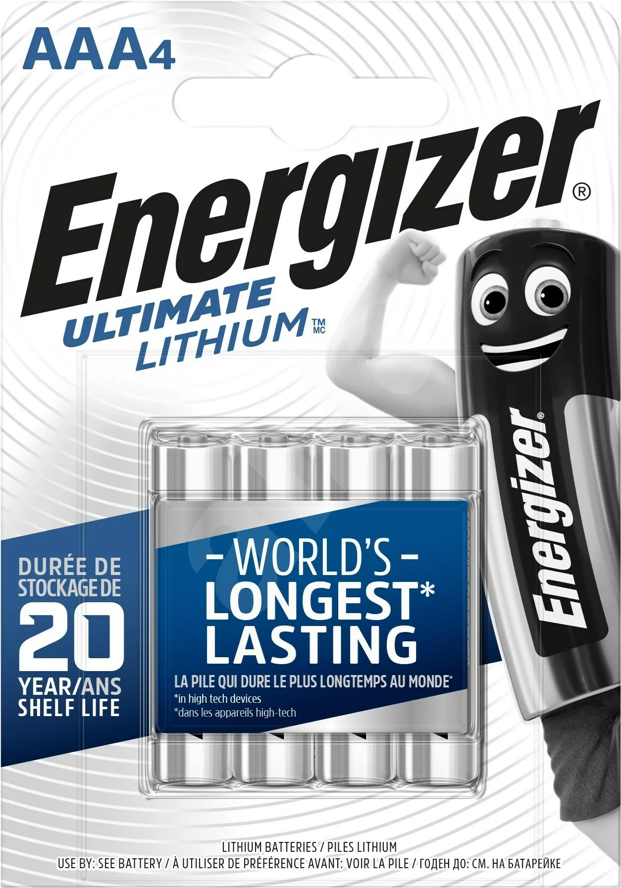 Batéria ENERGIZER FR03/AAA Lithium 4blister