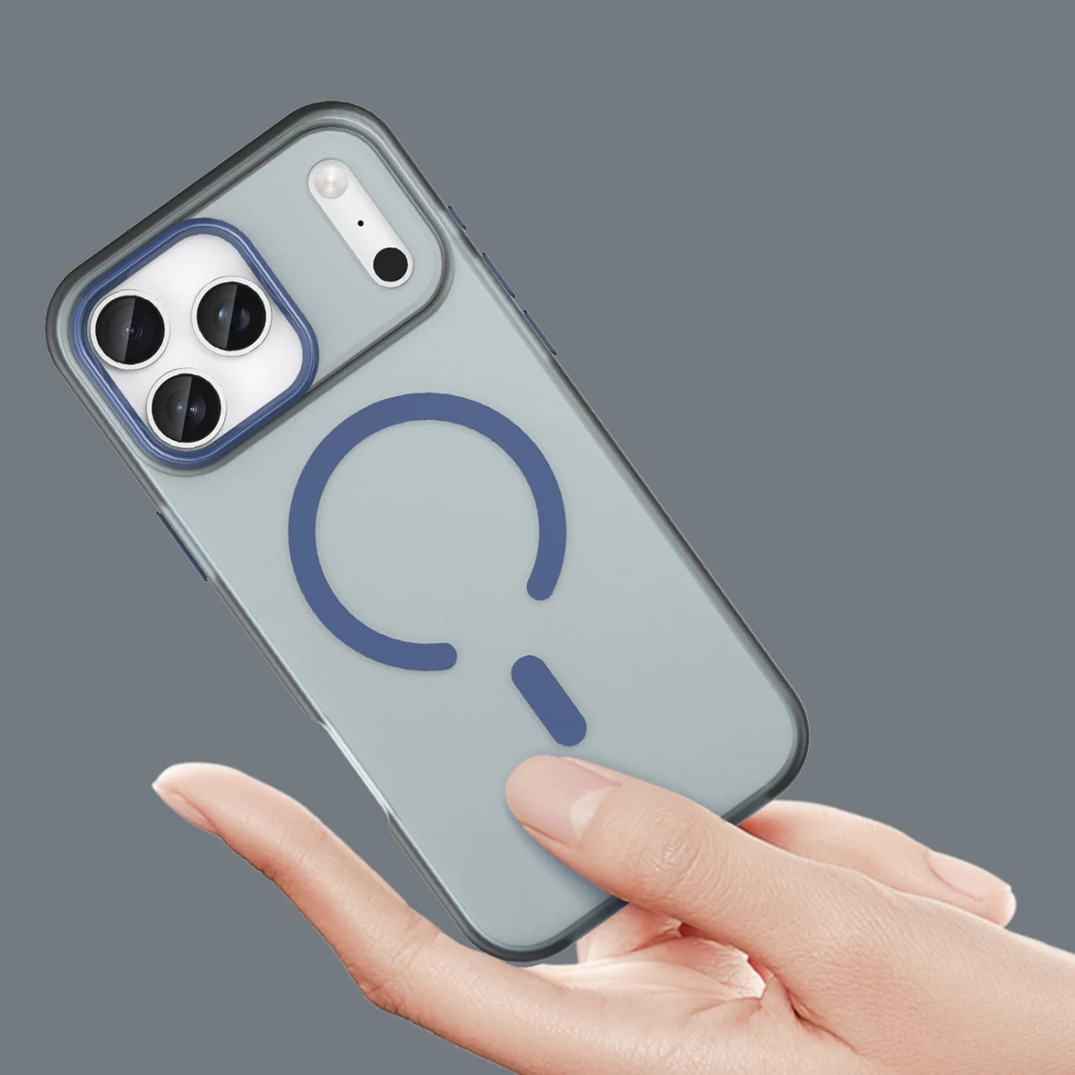 MG Magnetic Abrasive MagSafe kryt na iPhone 17 Pro, modré