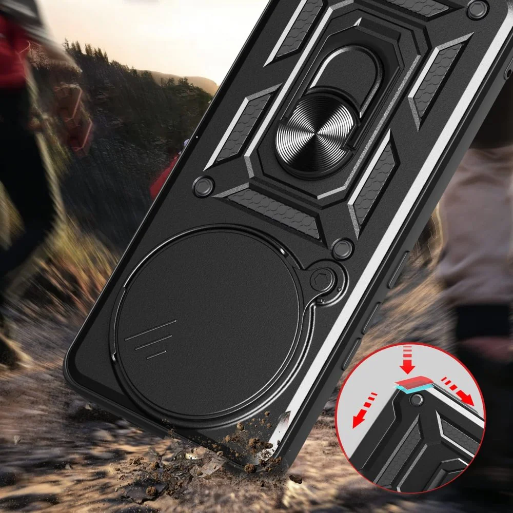 Tech-Protect Camshield kryt na Xiaomi Redmi Note 14 Pro 5G / Poco X7 5G, čierny Čierna