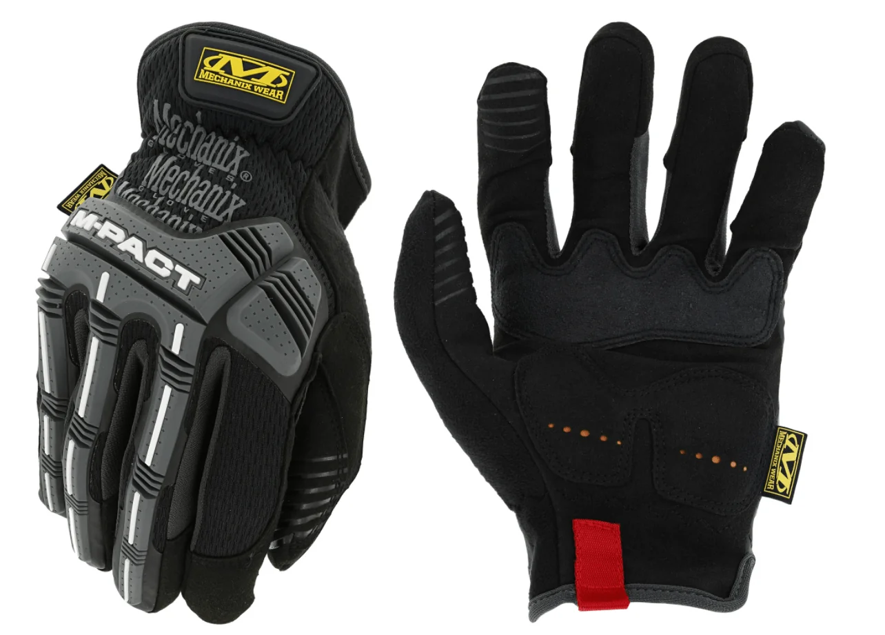 Mechanix M-Pact Open Cuff pracovné rukavice XL (MPC-58-011) čierna/sivá 