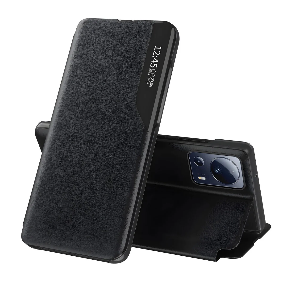 MG Eco Leather View knižkové puzdro na Xiaomi 13 Lite