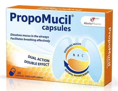 PropoMucil 1×20 cps, výživový doplnok