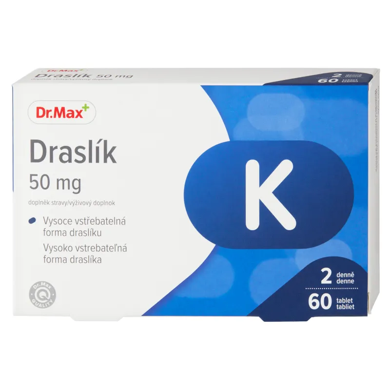 Dr. Max Draslík 50 mg 1×60 tbl, výživový doplnok