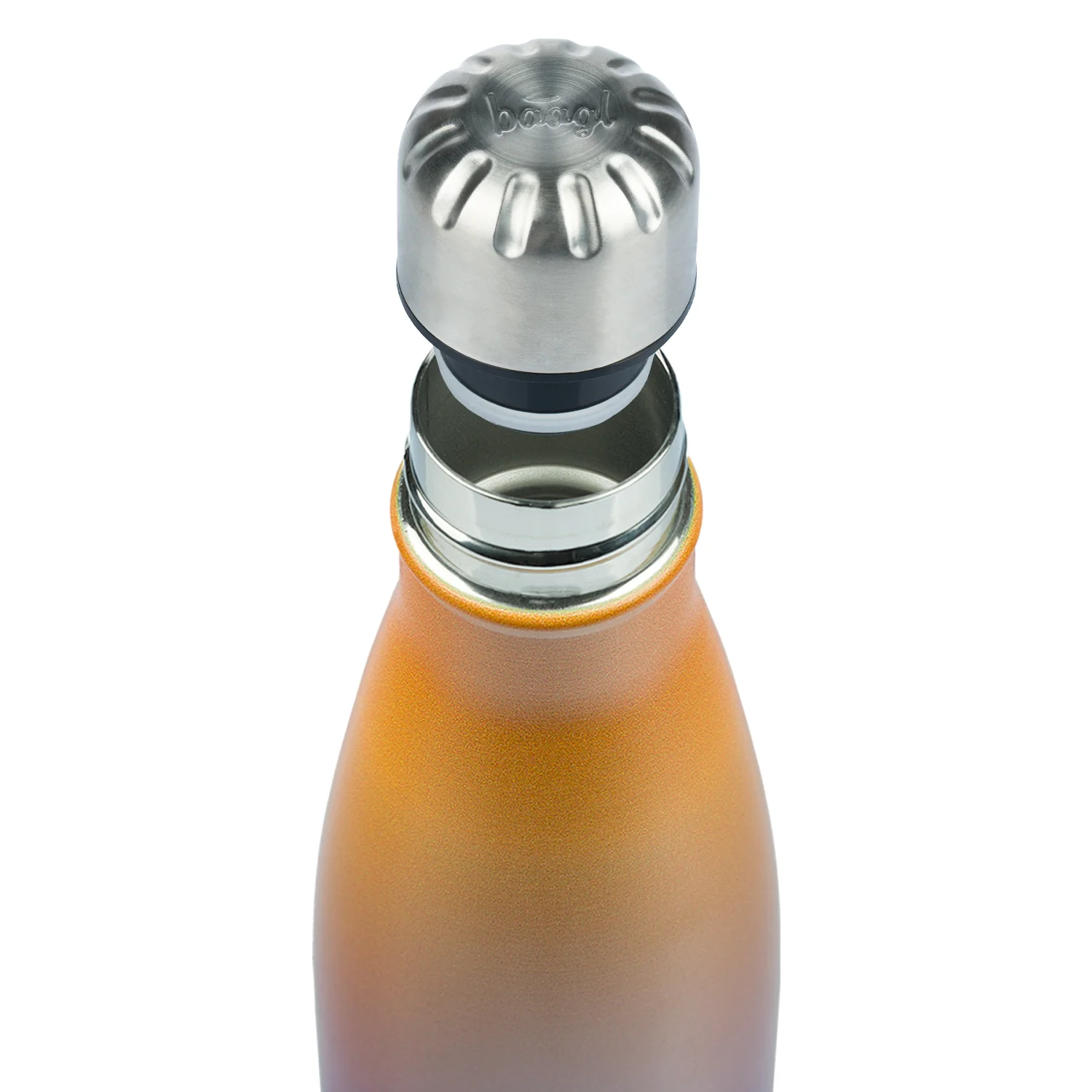 Baagl Termofľaša s kovovým viečkom Gradient žlto-fialová 500 ml 500 ml