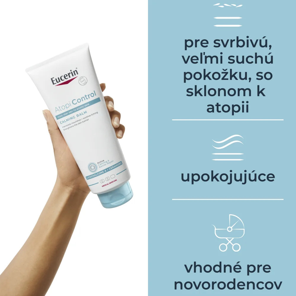 Eucerin AtopiControl Ľahká telová emulzia suchá, atopická pokožka (inov. 2020) 1x400 ml