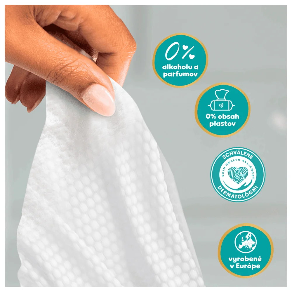 Pampers Aqua Soft Touch Detské Čistiace Obrúsky 20×60 ks