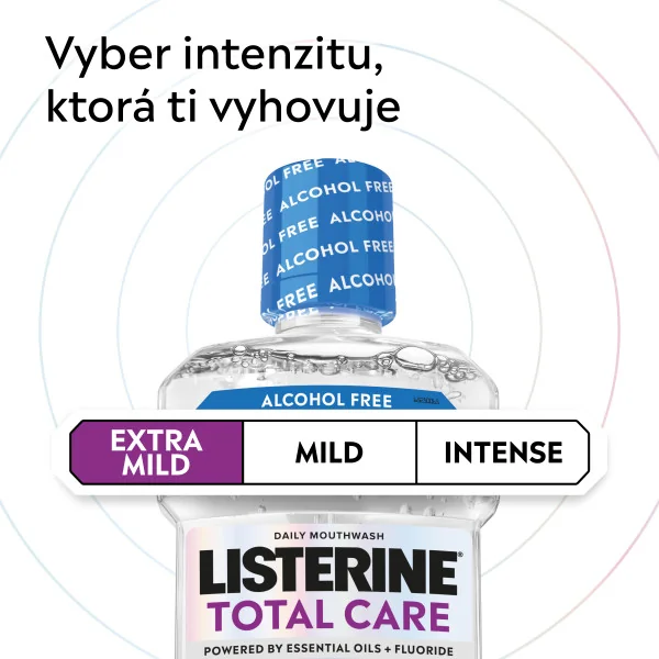 LISTERINE® TOTAL CARE EXTRA MILD BEZ ALKOHOLU 500 ml