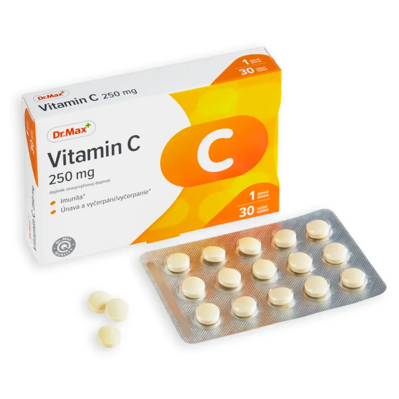 Dr. Max Vitamín C 250 mg 1×30 tabliet