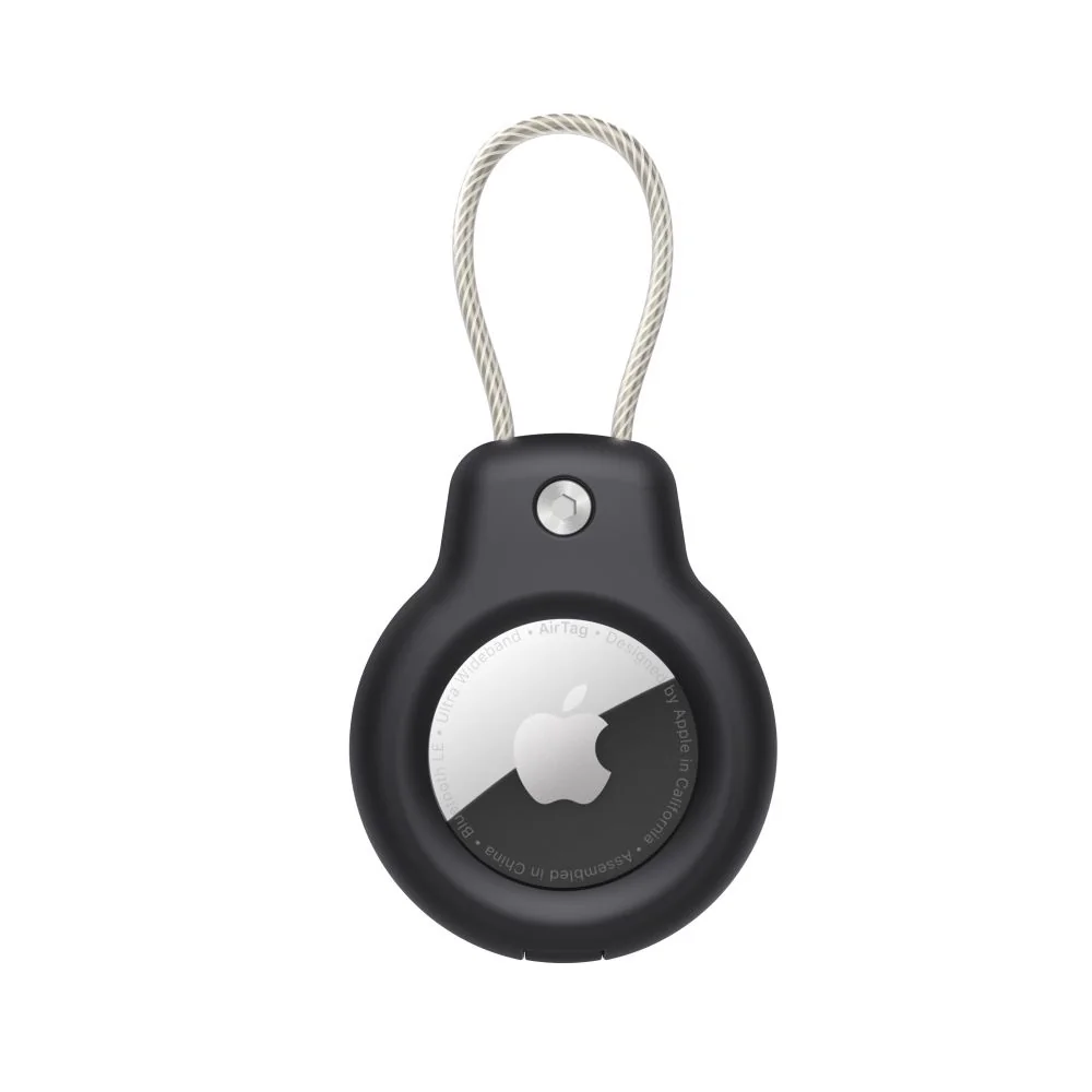 Tech-Protect Rough Vein kryt na Apple AirTag 2ks, čierny
