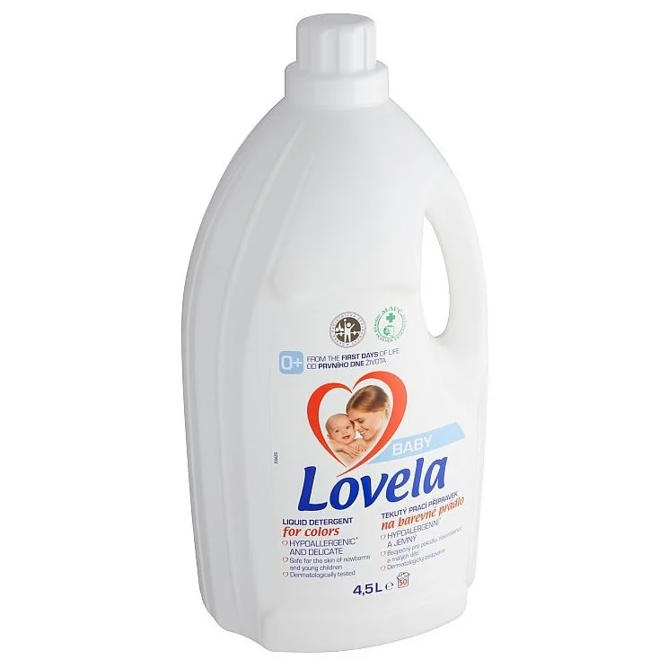 Lovela Baby tekutý prací prípravok na farebné prádlo / 50 pracích dávok 4500 ml