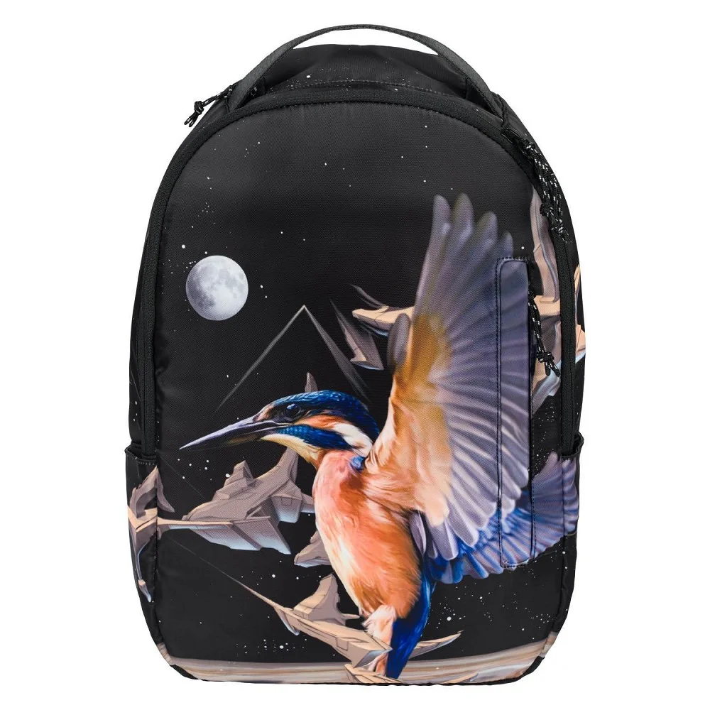 Batoh eARTh Kingfisher by Caer8th Tyrkysový motív
