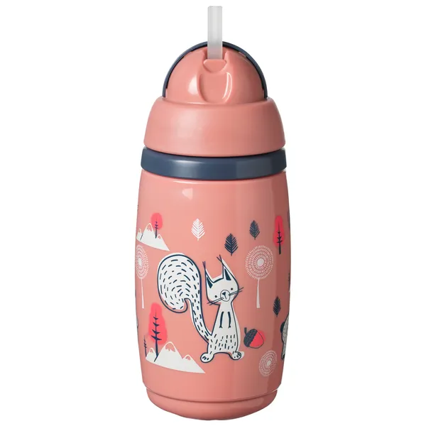 Tommee Tippee Superstar netečúci hrnček so slamkou pre batoľatá, 266 ml, 12m+, ružová 1×1 ks, netečúci hrnček