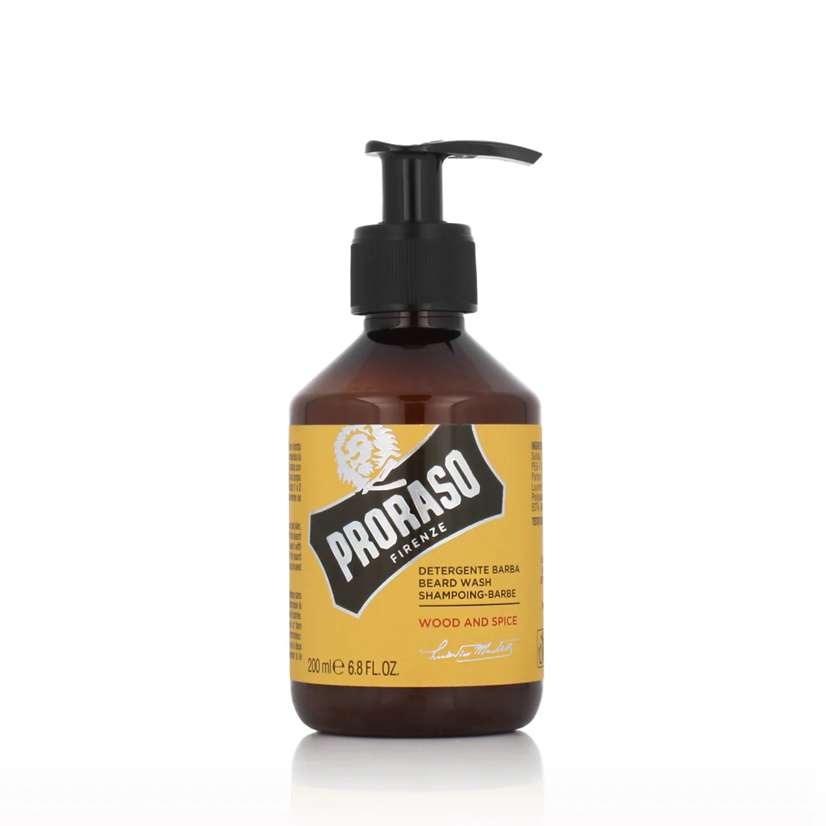 Čistiaci šampón na bradu Proraso Wood and Spice Beard Shampoo 200ml