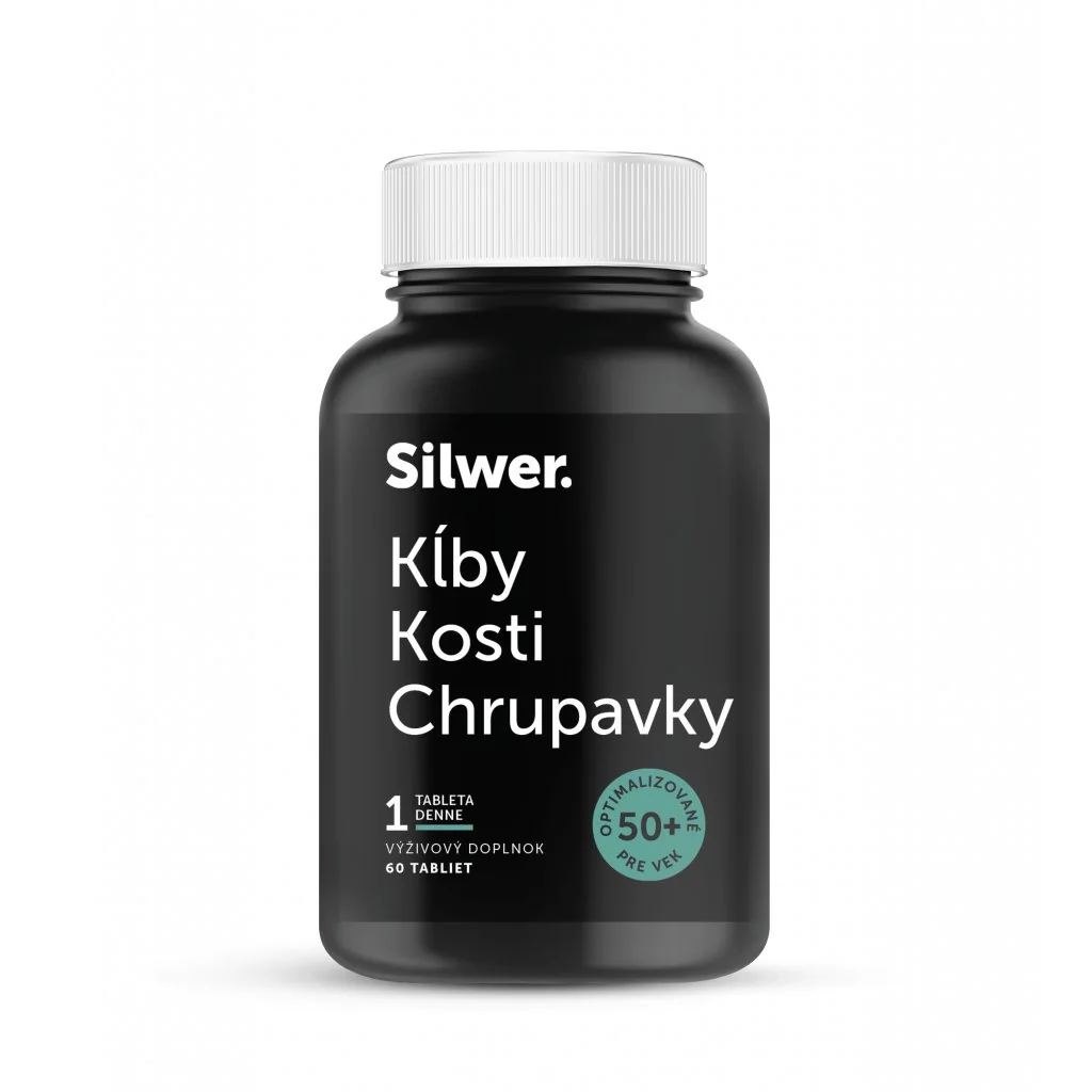 Silwer Kĺby Kosti Chrupavky 60 tabliet.  Glukozamín, chondroitín, vitamíny.