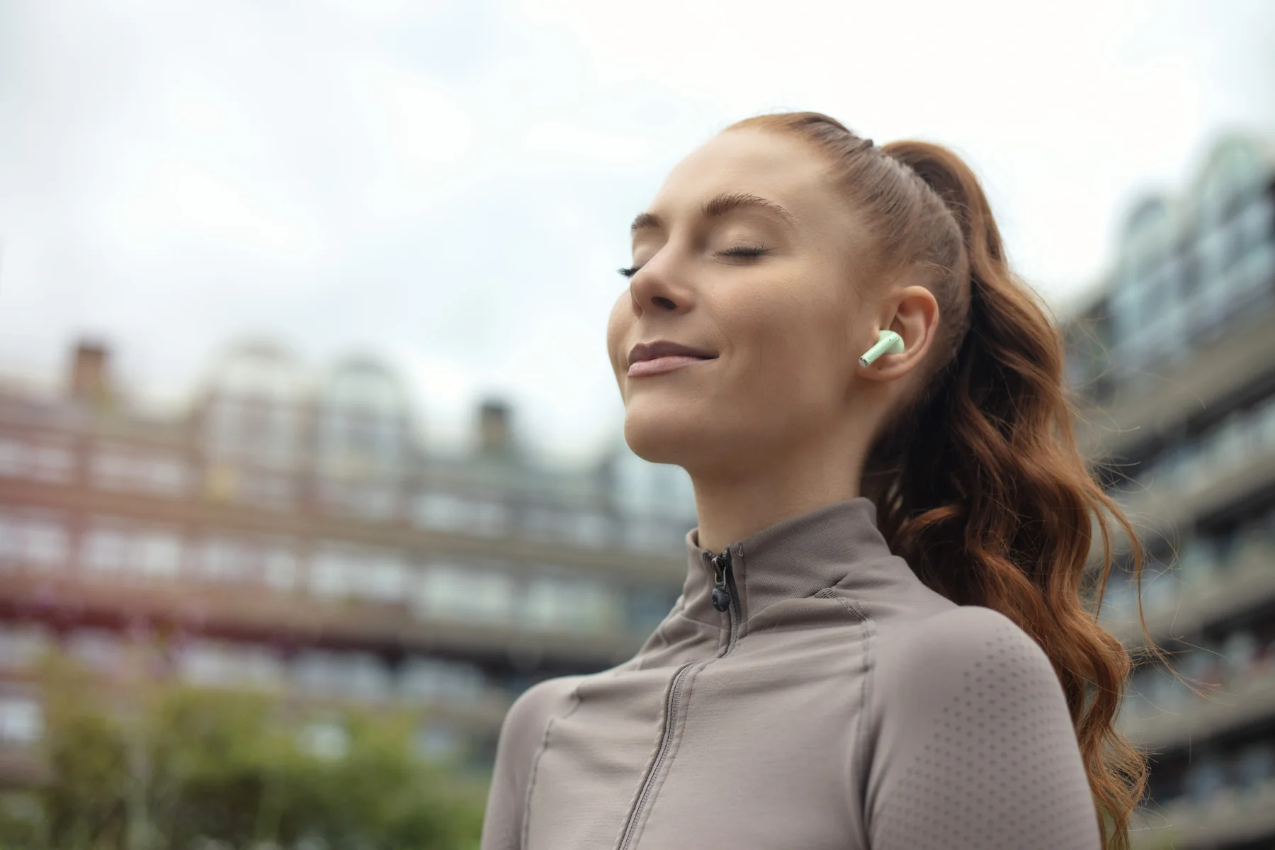 BOOMPODS echobuds bezdrôtové slúchadlá peppermint