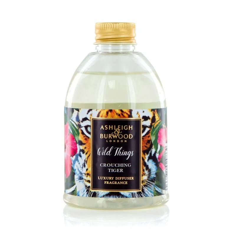 Náhradná náplň do difuzéra WILD THINGS - MANDARIN & BERGAMOT 500 ml, CROUCHING TIGER