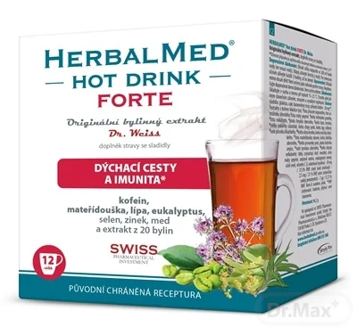 HERBALMED HotDrink FORTE - Dr.Weis 1×12 ks, výživový doplnok