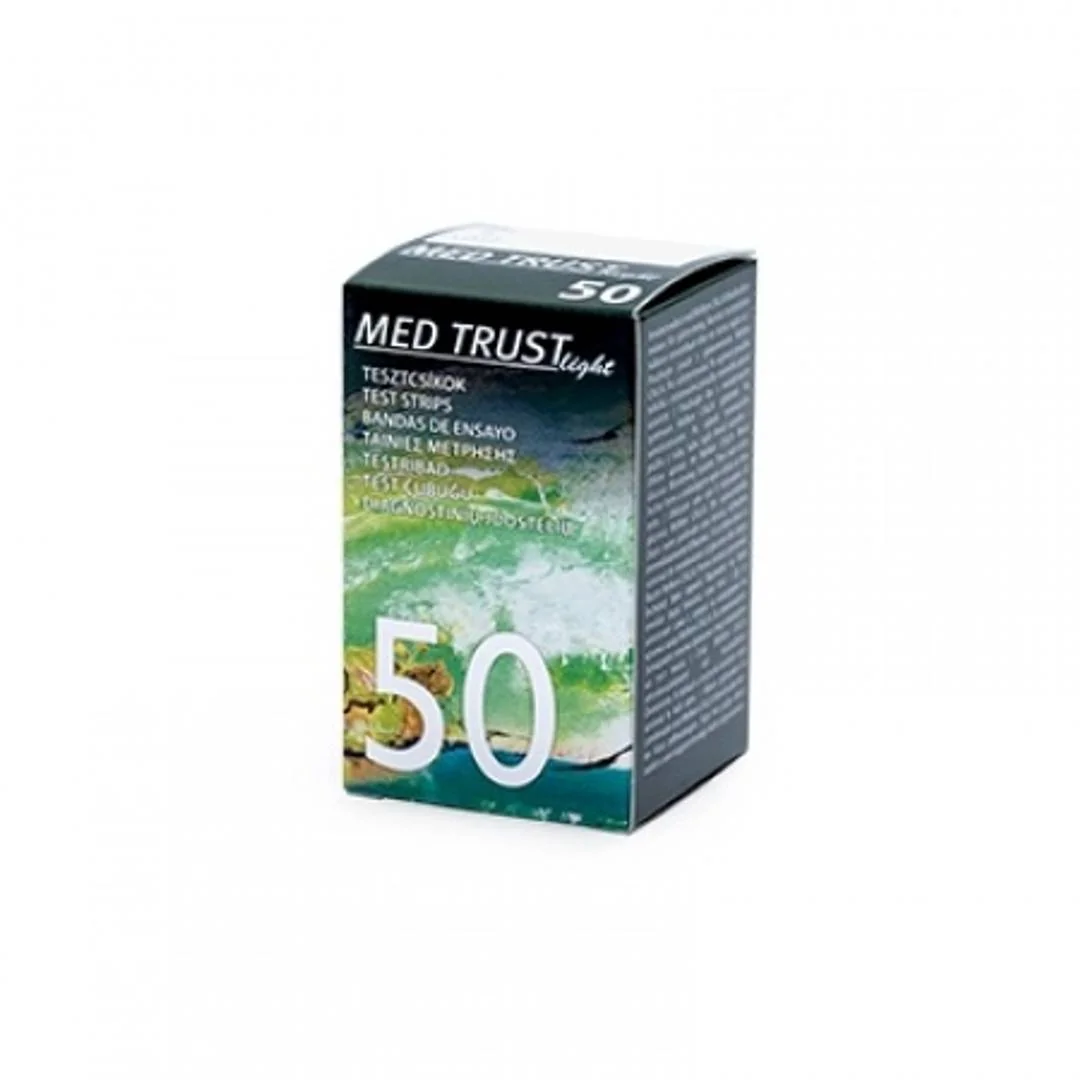 MED TRUST Light testovacie prúžky do glukometra
