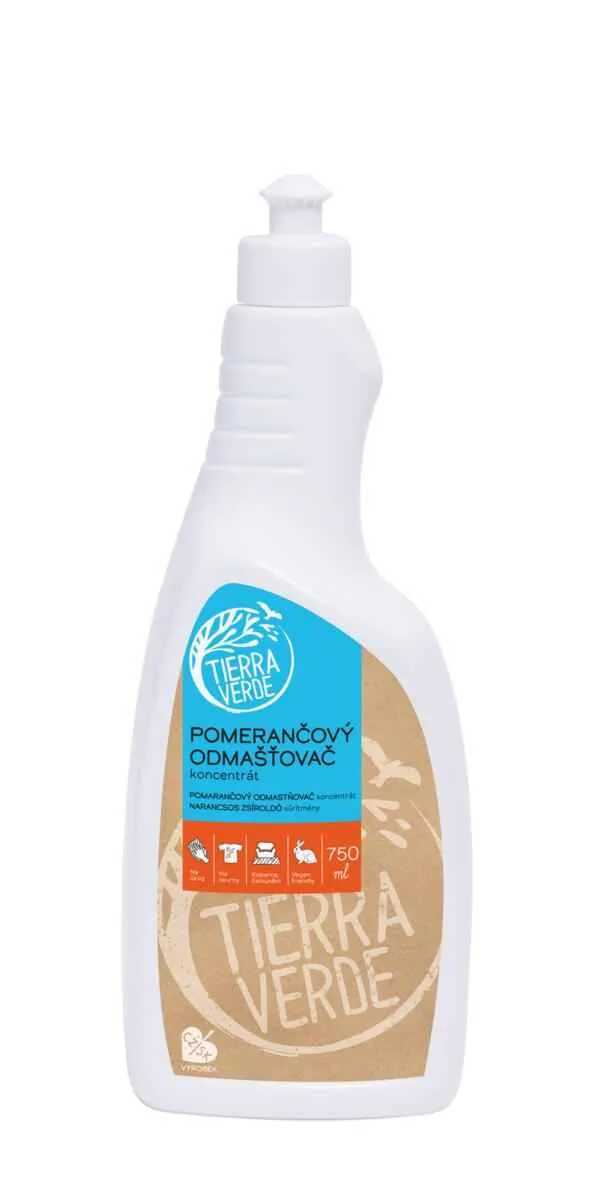 TIERRA VERDE  Pomarančový odmastňovač – koncentrát (fľaša 750 ml)