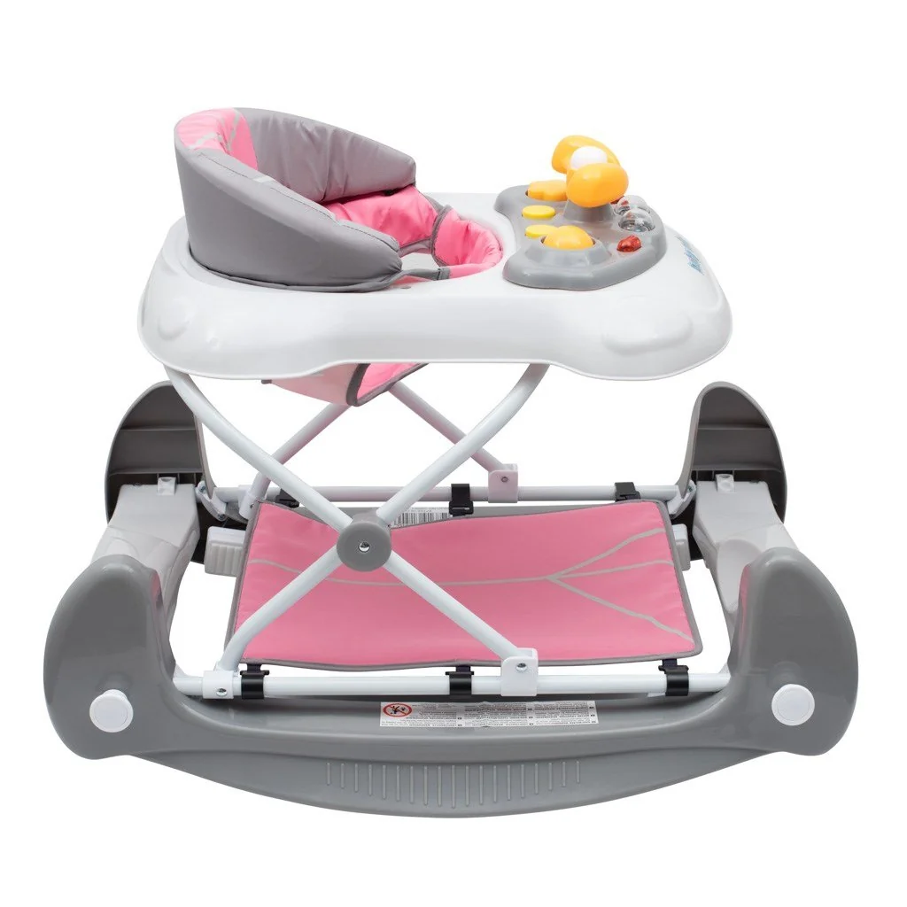Detské chodítko s hojdačkou a sikónovými kolieskami Baby Mix