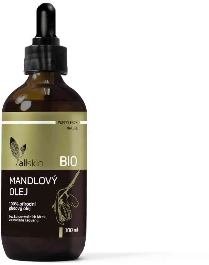 Allskin Mandlový olej BIO 1×100 ml, mandlový olej