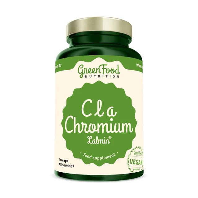 GreenFood Nutrition CLA Chromium Lalmin® 1×90 cps, výživový doplnok