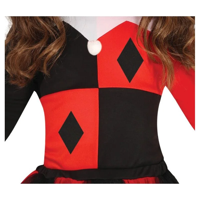 Guirca Kostým Harley Quinn klaun 3-4 roky