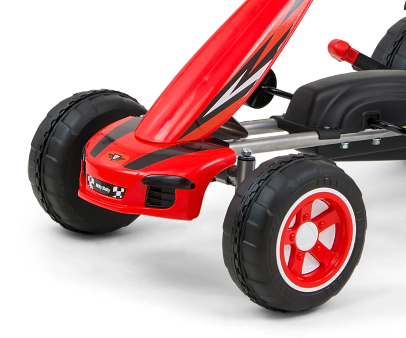 Detská šliapacia motokára Go-kart Milly Mally Viper červená ,