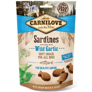 Carnilove Dog Sardines With Garlic 200g 1×200 g, psie maškrty