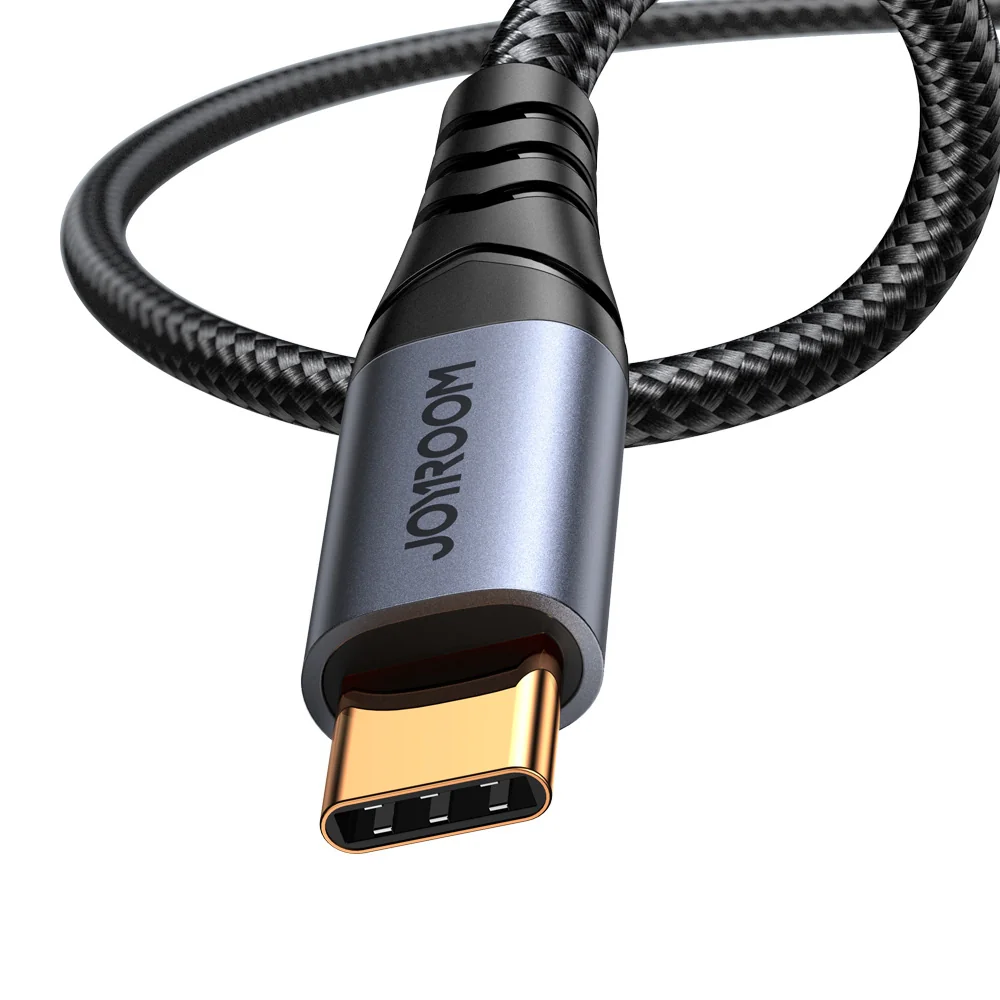 Joyroom SY-A07 Audio kábel 3.5 mm jack - USB-C 1.2m, čierny