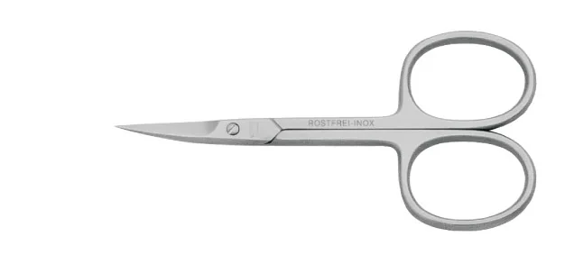 Nippes Nožničky na kožu zahnuté nerez 9 cm 1 ks