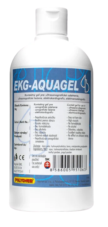 Aquagel EKG 1×500 g, diagnostický gél