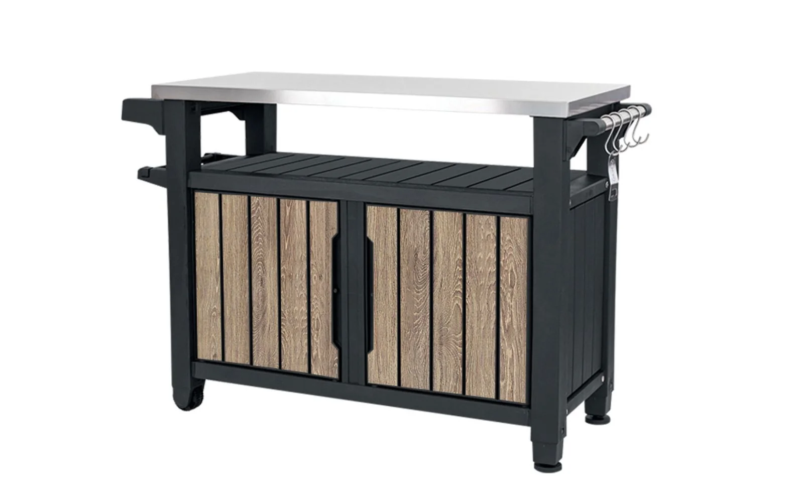 Grilovací stolík Keter UNITY XL 207 l Ashwood