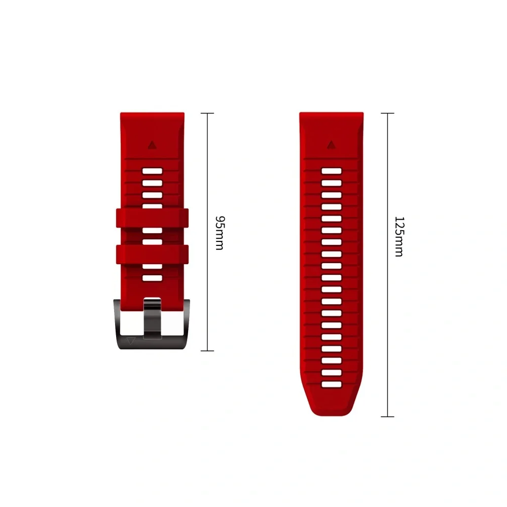 Tech-Protect Silicone remienok Garmin QuickFit 26mm, crimson red