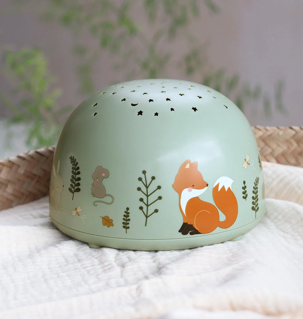 A Little Lovely Company - lampa s projektorom - kamaráti z lesa