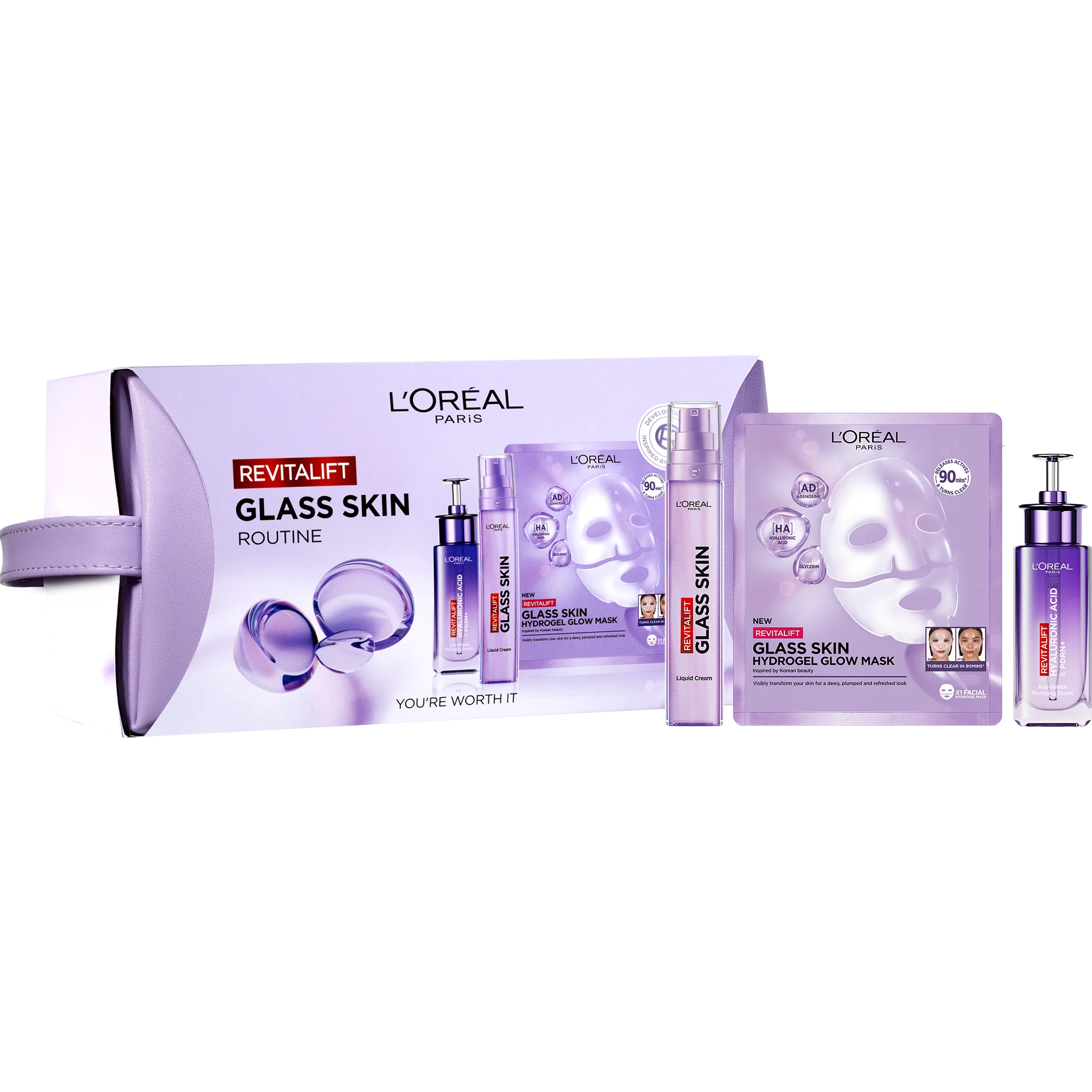 L'Oréal Paris Revitalift Glass Skin – vianočný set 2026 1 set